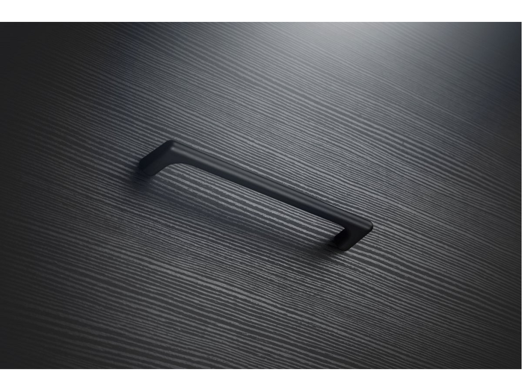 Maniglietta Mobile Octavo Interasse 128 mm.139x30h Ral 9005 Nero Opaco | GTV - immagine 4